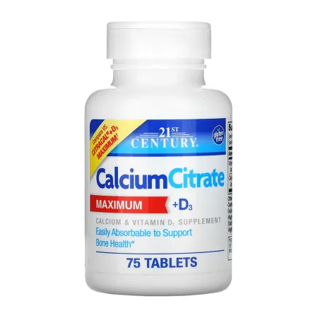 Calcium Citrate + D3 - 75 таблеток