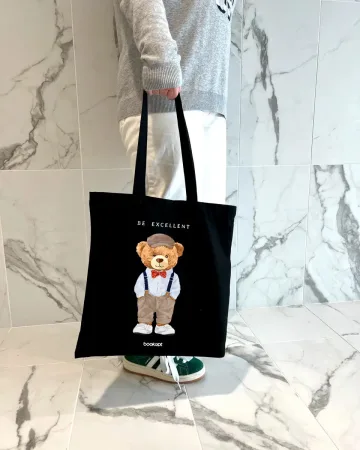 Екошопер BookOpt ВК4057 Teddy Bear (Be Excellent) чорний