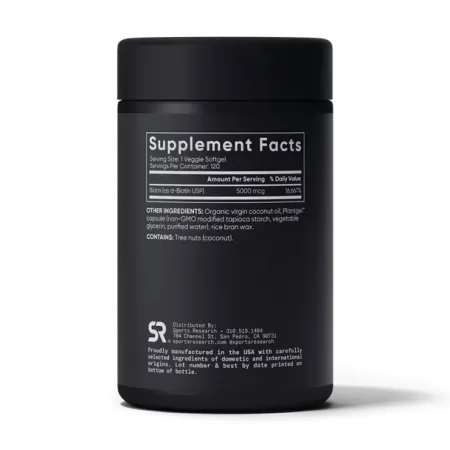 Biotin 5000 мкг - 120 вег. софтгель