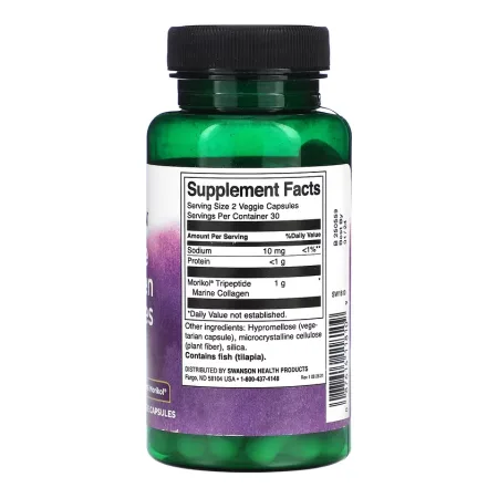 Marine Collagen Peptides Type I Featuring Morikol 500 мг - 60 капсул