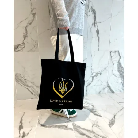 Екошопер BookOpt BK4036 Love Ukraine чорний