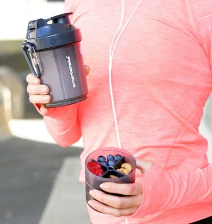 Шейкер спортивний SmartShake Original2 GO - 600 мл чорний