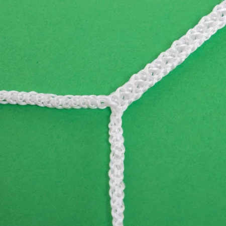 Сетка на ворота футбольные в комплекте из 2 штук CIMA 7,32х2,44х1,5 м белый