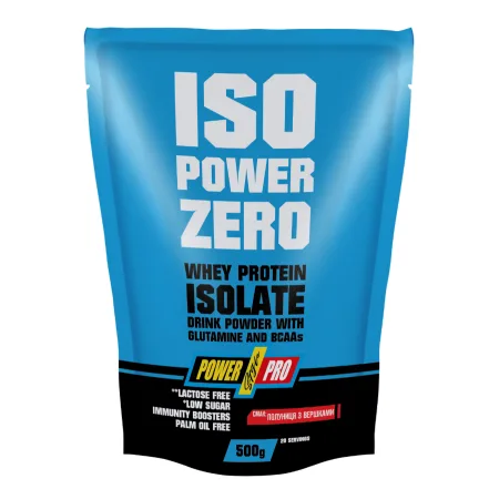 ISO Power Zero - 500 г полуниця зі сметаною