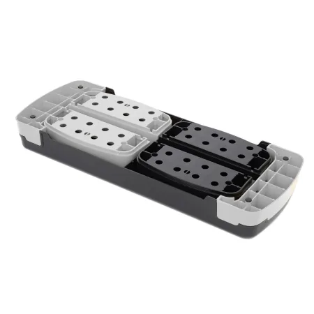 Степ платформа PowerPlay 4358 3 рівні 10 15 20 см By Step Чорно/Сіра