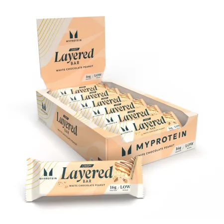 Crispy Layered - 12x58 г білий шоколад з арахісом