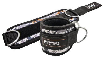 Манжети на щиколотку Power System PS-3470 Ankle Strap Camo Grey/чорний