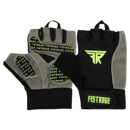 Рукавички для фітнесу та тренувань FISTRAGE розмір чорний M
