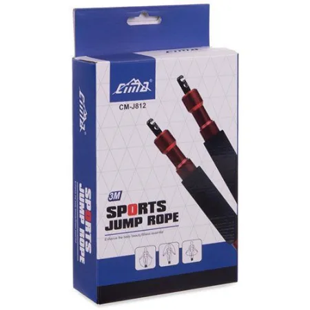 Скакалка швидкісна кросфіт зі сталевим тросом Cima CM J812 жовтий