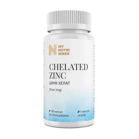 Chelated Zinc 30 мг - 100 капсул