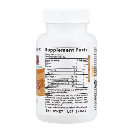 Daily Omega Kids - 30 софтгель природні фрукти