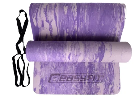 Килимок для йоги та фітнеса EasyFit s-EVA Mat 8 мм фіолетовий