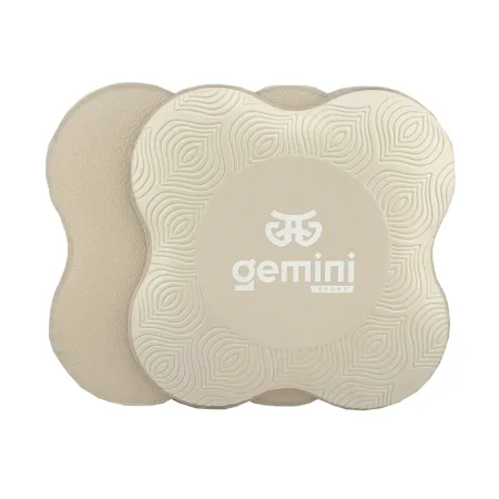 Підставка під коліно та лікоть для йоги та фітнесу 2 шт Бежевий