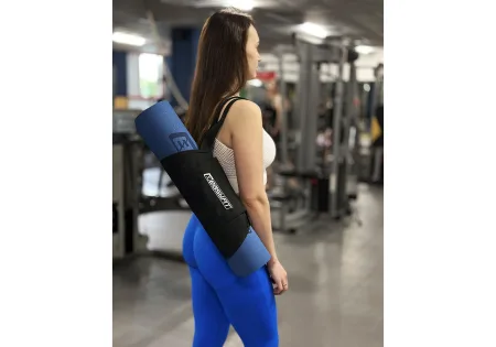 Сумка-переноска EasyFit для йога-килимка синя