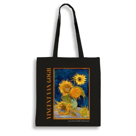 Екошопер BookOpt BK4096 Van Gogh Six Sunflowers чорний