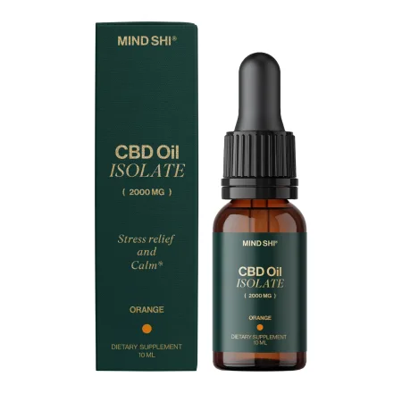 CBD Oil Isolate 2000 mg апельсин 10 мл (затерта дата)