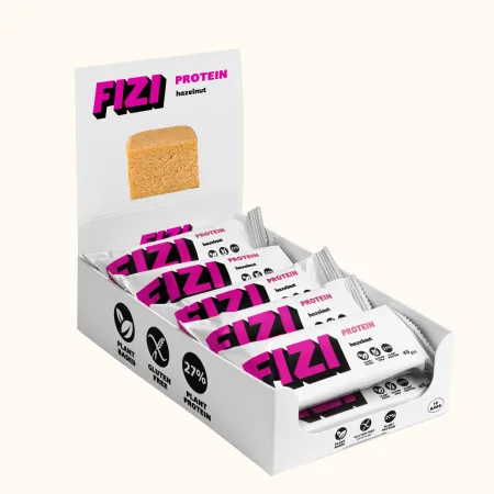 FIZI Protein Bar - 10x45 г Фундук