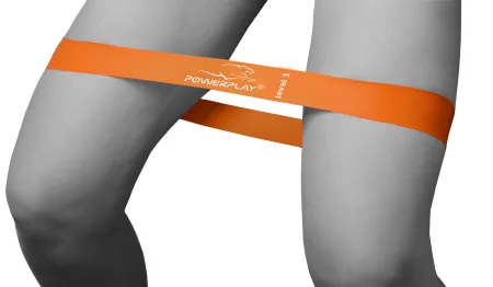 Резинка для фітнесу PowerPlay 4140 Level 1 Stretch Band 1 - 5 кг. помаранчева