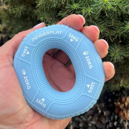 Еспандер кистьовий силіконовий PowerPlay PP-4331 Hand Grip Light 10-15-20 кг. блакитний