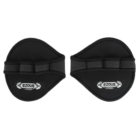 Накладки атлетичні нековзні грипад GRIPAD WorkOut ЗАХИСТ РУК EZOUS чорний