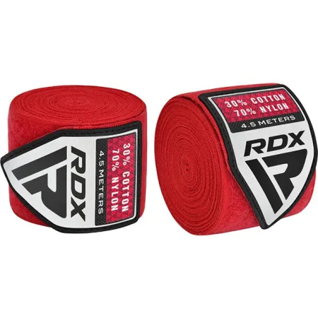Бинти для боксу RDX WX Professional Boxing Hand Wraps Red (4,5 м.)