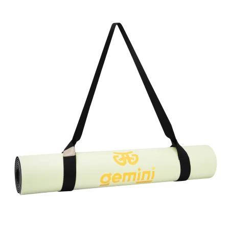 Килимок для йоги каучуковий поліуретан Pro ILLustration Sport Pro 183 см*68 см*5 мм кремовий