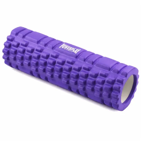 Масажний ролик роллер PowerPlay 4342 Massage Roller Фіолетовий 30x10 см.