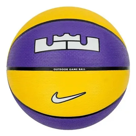 М'яч баскетбольний Nike Playground 2.0 8P L James Deflated Court Purple/Amarillo/Black/White розмір 6 N.100.4372.575.06 (оригінал)