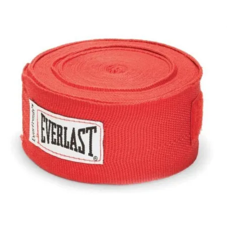 Бинти боксерські Everlast PRO STYLE HAND WRAPS 180×2 червоні універсальні 180 дюймів (457,2 см) (оригінал)-4