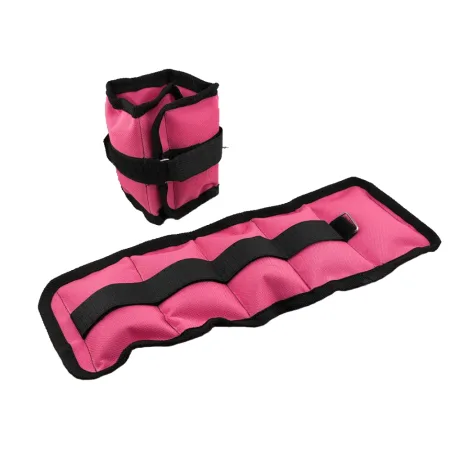 Обтяжувачі-манжети пісок по 0,5 кг чорно-рожевий