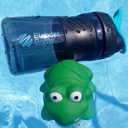 Шейкер спортивний пляшка BlenderBottle SportMixer Flip 590 мл чорний/Teal