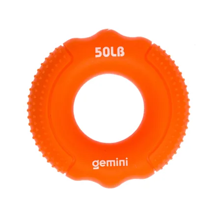 Еспандер кистьовий кільце силікон навантаження 22,5 кг помаранчевий - 7,5 см