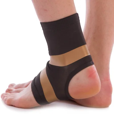 Бандаж на гомілковостоп еластичний TVFF розмір 1 шт чорний - L/XL