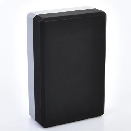 Yoga block 180 g 23x15x7.5 cm - grey/black