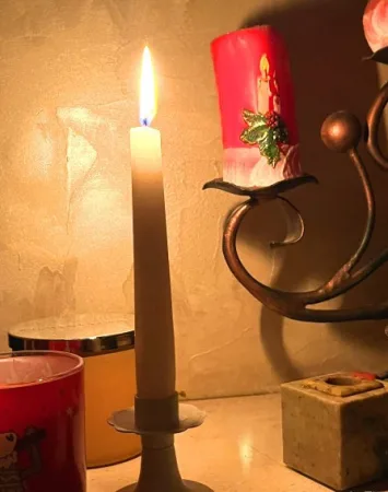 Набір свічок столових Bispol s30 090 білі