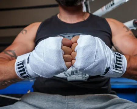 Бинти для боксу TITLE Boxing Select 180" Semi Elastic Mexican White (4,5 м.)