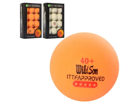 Кульки для настільного тенісу Wilson білий