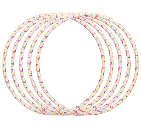 Обруч Bamsic "Квіточка" 75 см цільний гімнастичний пластиковий 0186