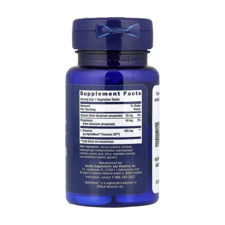 Theanine XR™ Stress Relief 30 вегетаріанських таблеток (до 12.26)