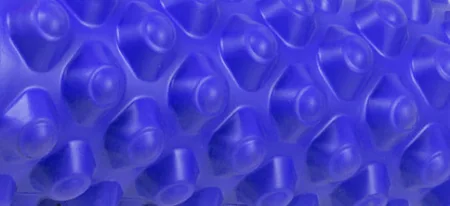 Масажний ролик EasyFit Grid Roller Extreme 33 см синій