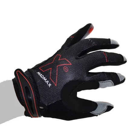 Рукавички для фітнесу MadMax MXG-103 X Gloves Black/Grey S