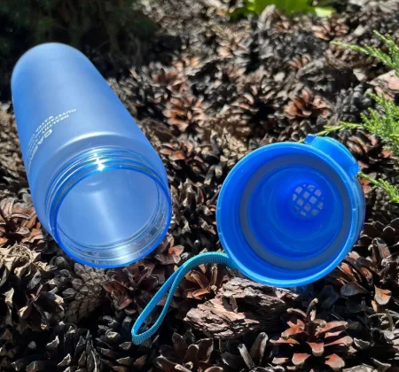 Пляшка для води CASNO 650 мл KXN-1157 блакитна