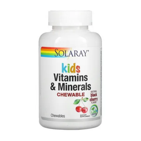 Kids Vitamins & Minerals 60 жуйок black cherry
