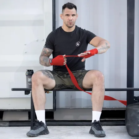 Бинти для боксу Phantom APEX Red 400cm. (4 м.)