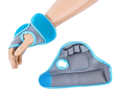 Обтяжувачі IronMaster на руку синій/сірий