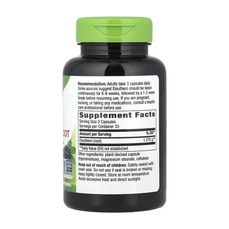 Siberian Eleuthero - 100 capsules