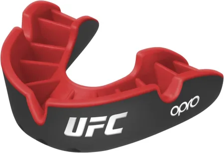 Капа OPRO Silver UFC дитяча (вік до 11) Black/Red (ufc.102515001)