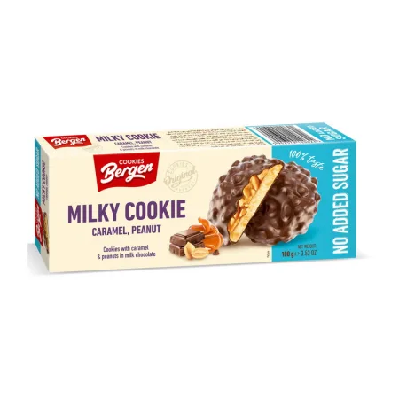 Original Milky Cookies - 100 г, карамель peanut