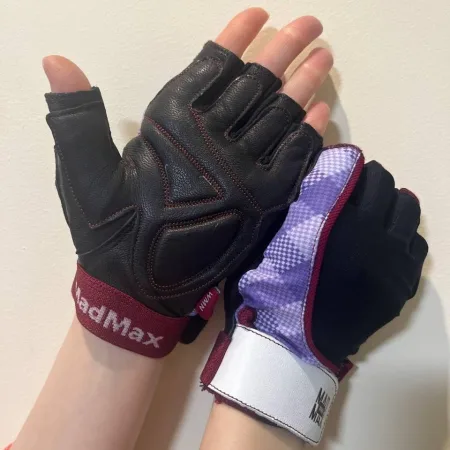 Рукавички для фітнесу MadMax MFG-911 Nine-eleven Black / perpito L