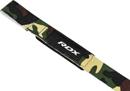 Лямки для тяги RDX W1 Gym Single Strap Camo Green Plus